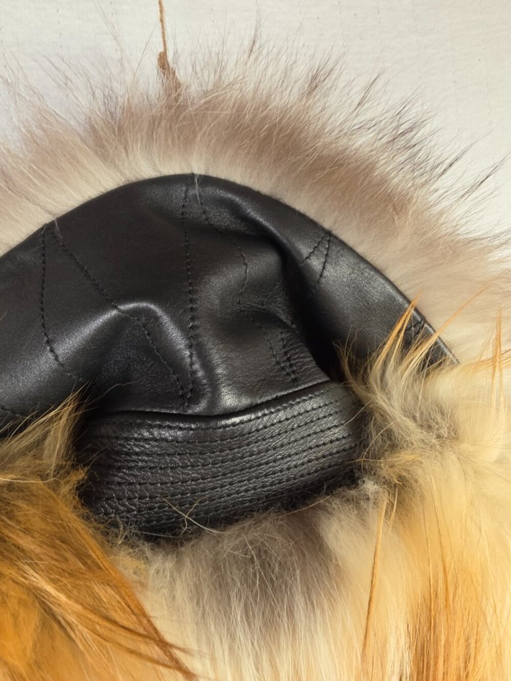 Rare Burberry Runway Golden Fox Fur Gilet Vest Italy Goat Suede size 4 OpenFront - Picture 11 of 16